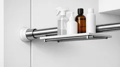 Rozpěrná tyč jako tajná zbraň na pořádek: 7 chytrých tipů bez vrtání