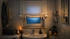 Jak vyrobit rolovací roletu bez šití a vrtání: levné řešení pro malá okna