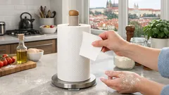 Kuchyňské utěrky jednou rukou: jednoduchý trik, díky kterému se role neroztočí