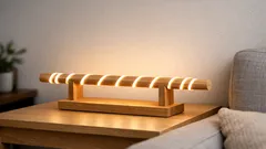 Jak si vyrobit minimalistickou lampu z LED pásku a dřeva za jedno odpoledne